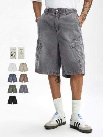 INF ™️| QUẦN SHORT WASH DENIM TÚI HỘP RETRO INF 12716