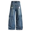 QUẦN JEANS THÊU HỌA TIẾT HOẠT HÌNH UNISEX J780