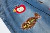 QUẦN JEANS THÊU HỌA TIẾT HOẠT HÌNH UNISEX J780