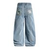 QUẦN JEANS THÊU HỌA TIẾT HOẠT HÌNH UNISEX J780