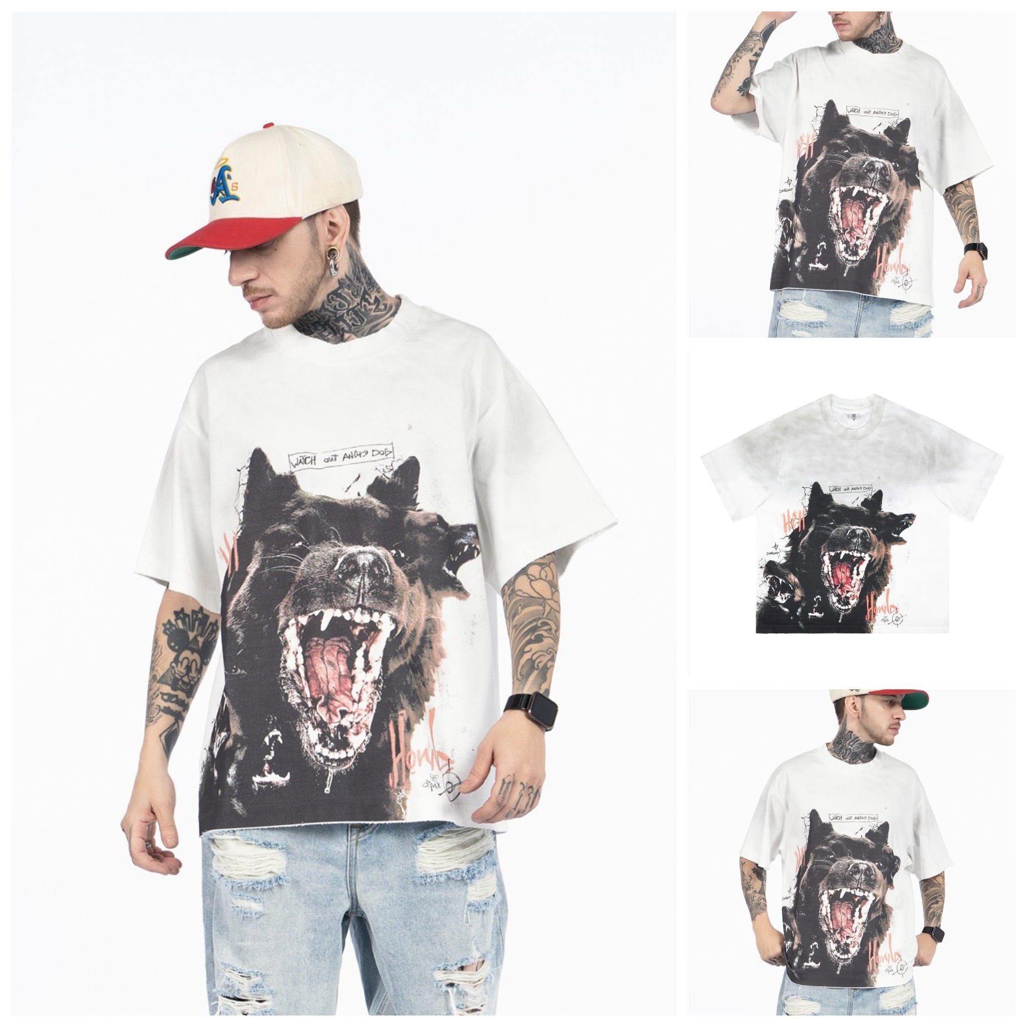 FG®️| ÁO THUN CỔ TRÒN NGẮN TAY IN HÌNH CÁCH ĐIỆU OVERSIZE FG F547