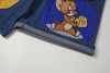 WES®️| QUẦN SHORT DENIM THÊU HOẠT HÌNH TOM & JERRY DÁNG RỘNG UNISEX 5300