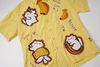 WES®️| ÁO SƠ MI NGẮN TAY THÊU HỌA TIẾT HOẠT HÌNH UNISEX 5275