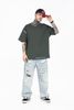 FG®️| ÁO THUN CỔ TRÒN NGẮN TAY  CÁCH ĐIỆU OVERSIZE FG F545