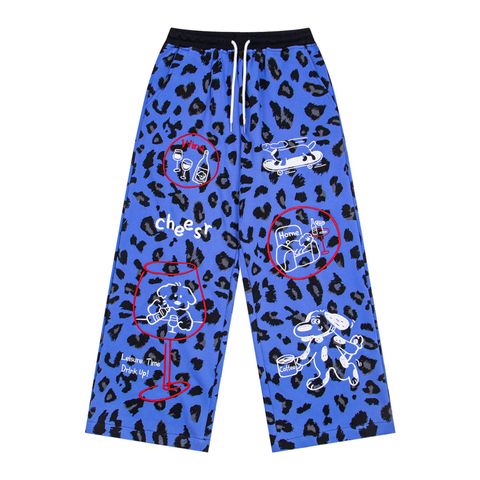 WES®️| QUẦN NỈ THỂ THAO DÁNG RỘNG VẢI THÊU HOẠ TIẾT UNISEX K169