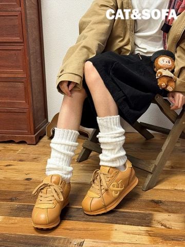 CATSOFA ™️| GIÀY SNEAKER WHEAT-COLORED BREAD FORREST GUMP GIÀY ĐẾ TĂNG CHIỀU CAO UNISEX CATSOFA CS25012