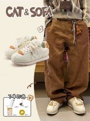 CATSOFA ™️| GIÀY SNEAKER WHEAT-COLORED BREAD FORREST GUMP GIÀY ĐẾ TĂNG CHIỀU CAO UNISEX CATSOFA CS25012