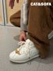 CATSOFA ™️| GIÀY SNEAKER WHEAT-COLORED BREAD FORREST GUMP GIÀY ĐẾ TĂNG CHIỀU CAO UNISEX CATSOFA CS25012