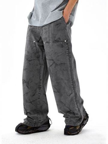 INF®️|QUẦN VẢI THÔ ICE CRACK WASHED RETRO CHỐNG GIÓ VS NƯỚC UNISEX INF 13584