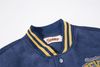 WES®️| ÁO KHOÁC DA LỘN BOXY BOMBER THÊU HỌA TIẾT HOẠT HÌNH UNISEX 9006