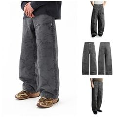 INF®️|QUẦN VẢI THÔ ICE CRACK WASHED RETRO CHỐNG GIÓ VS NƯỚC UNISEX INF 13584