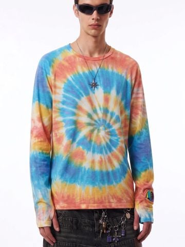 INF®️| ÁO THUN DÀI TAY WASH TIEDYE COTTON UNISEX INF 3499