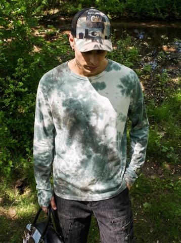 INF®️| ÁO THUN DÀI TAY WASH TIEDYE COTTON UNISEX INF 3522