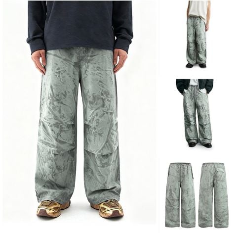 INF®️|QUẦN VẢI THÔ ICE CRACK WASHED RETRO CHỐNG GIÓ VS NƯỚC UNISEX INF 13581