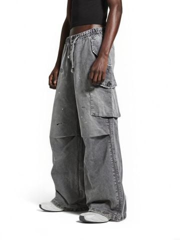 INF®️|QUẦN VẢI THÔ YẾM TÚI LỚN UNISEX INF 13380