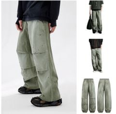 INF®️|QUẦN VẢI THÔ ICE CRACK WASHED RETRO CHỐNG GIÓ VS NƯỚC UNISEX INF 13585