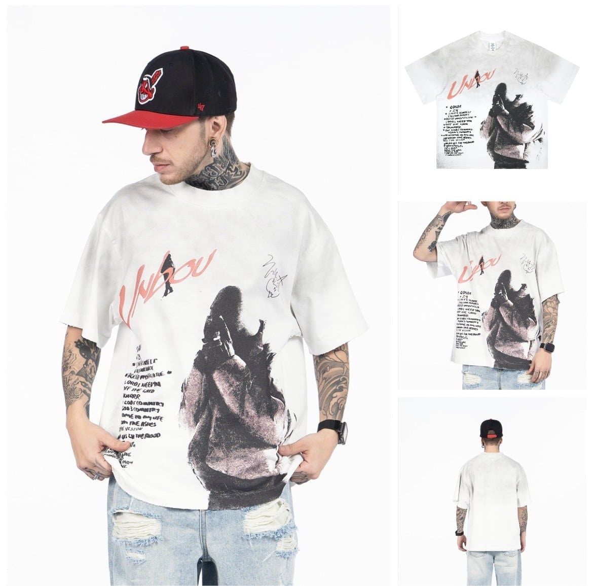 FG®️| ÁO THUN CỔ TRÒN NGẮN TAY IN HÌNH CÁCH ĐIỆU OVERSIZE FG F604