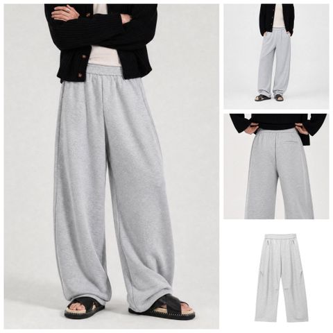 INF®️|QUẦN NỈ COTTON THỂ THAO DÁNG RỘNG SIÊU ẤM BASIC UNISEX INF 13705