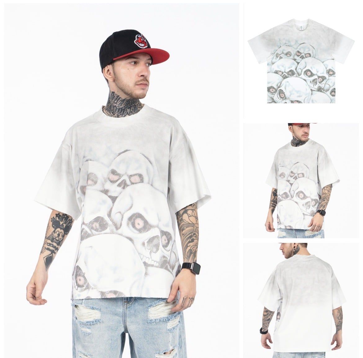 FG®️| ÁO THUN CỔ TRÒN NGẮN TAY IN HÌNH CÁCH ĐIỆU OVERSIZE FG F603