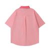 WES®️| ÁO SƠ MI NGẮN TAY THÊU HỌA TIẾT HOẠT HÌNH UNISEX 5299