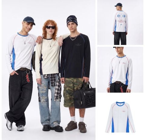 INF®️| ÁO THUN DÀI TAY  COTTON THỂ THAO UNISEX INF 3541