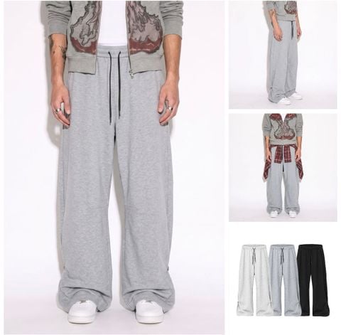 INF®️|QUẦN NỈ COTTON ỐNG RỘNG BASIC UNISEX INF 13704