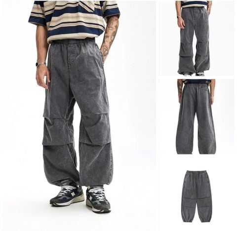 INF®️|QUẦN VẢI THÔ ICE CRACK WASHED RETRO CHỐNG GIÓ VS NƯỚC UNISEX INF 12727