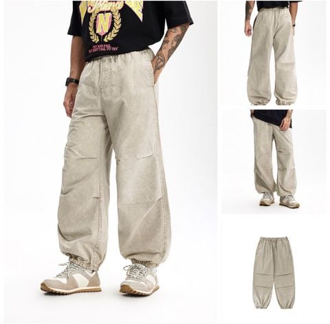 INF®️|QUẦN VẢI THÔ ICE CRACK WASHED RETRO CHỐNG GIÓ VS NƯỚC UNISEX INF 12727