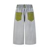 WES®️| QUẦN SHORT THÊU HOẠT HÌNH DÁNG RỘNG ỐNG ĐỨNG DÁNG LỬNG UNISEX K122