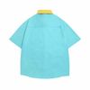 WES®️| ÁO SƠ MI NGẮN TAY THÊU HỌA TIẾT HOẠT HÌNH UNISEX C249