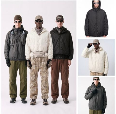 INF®️| ÁO KHOÁC LÔNG CỪU 3 LỚP MỎNG NHẸ SIÊU ẤM UNISEX INF 5236