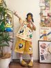 WES®️| ÁO SƠ MI NGẮN TAY THÊU HỌA TIẾT HOẠT HÌNH UNISEX 5238