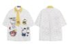 WES®️| ÁO SƠ MI NGẮN TAY THÊU HỌA TIẾT HOẠT HÌNH UNISEX C5810