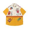 WES®️| ÁO SƠ MI NGẮN TAY THÊU HỌA TIẾT HOẠT HÌNH SHINCHAN UNISEX MS555