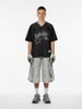 INF®️| ÁO THUN CỔ TRÒN NGẮN TAY THÊU LOGO OVERSIZE UNISEX INF 8333