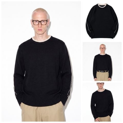INF®️| ÁO LEN CỔ TRÒN HAI MẢNH DỆT KIM TAY CỔ ĐIỂN UNISEX INF 10272