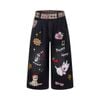 WES®️| QUẦN SHORT THÊU HOẠT HÌNH DÁNG RỘNG ỐNG ĐỨNG DÁNG LỬNG UNISEX K1023