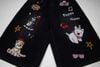 WES®️| QUẦN SHORT THÊU HOẠT HÌNH DÁNG RỘNG ỐNG ĐỨNG DÁNG LỬNG UNISEX K1023