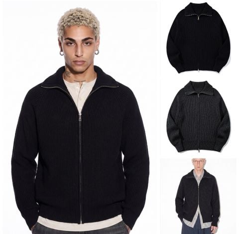 INF®️| ÁO LEN  DỆT KIM CỔ LỌ CỔ ĐIỂN UNISEX INF 10273
