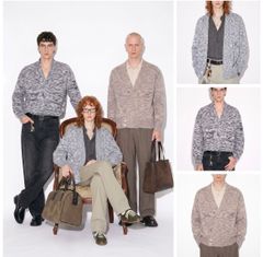 INF®️| ÁO LEN CARDIGAN DỆT KIM TAY CỔ ĐIỂN UNISEX INF 10270