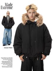 MADEEXTREME®️| ÁO KHOÁC ẤM ÁP 50% LÔNG VỊT TRẮNG CÓ CỔ LÔNG ĐẠI BÀNG UNISEX MADE 240909