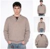 INF®️| ÁO LEN CỔ HENRY HAI MẢNH DỆT KIM TAY CỔ ĐIỂN UNISEX INF 10266