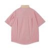 WES®️| ÁO SƠ MI NGẮN TAY THÊU HỌA TIẾT HOẠT HÌNH UNISEX 5258