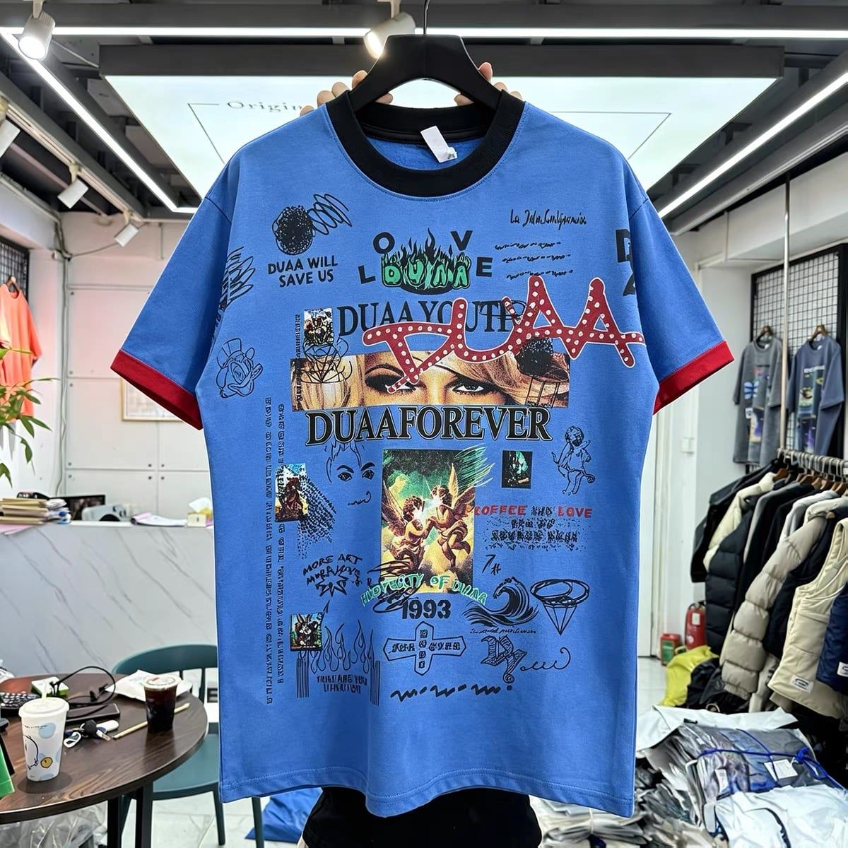 FK®️| ÁO THUN NGẮN TAY CỔ TRÒN COTTON IN HÌNH KTS ĐÍNH ĐÁ FK63