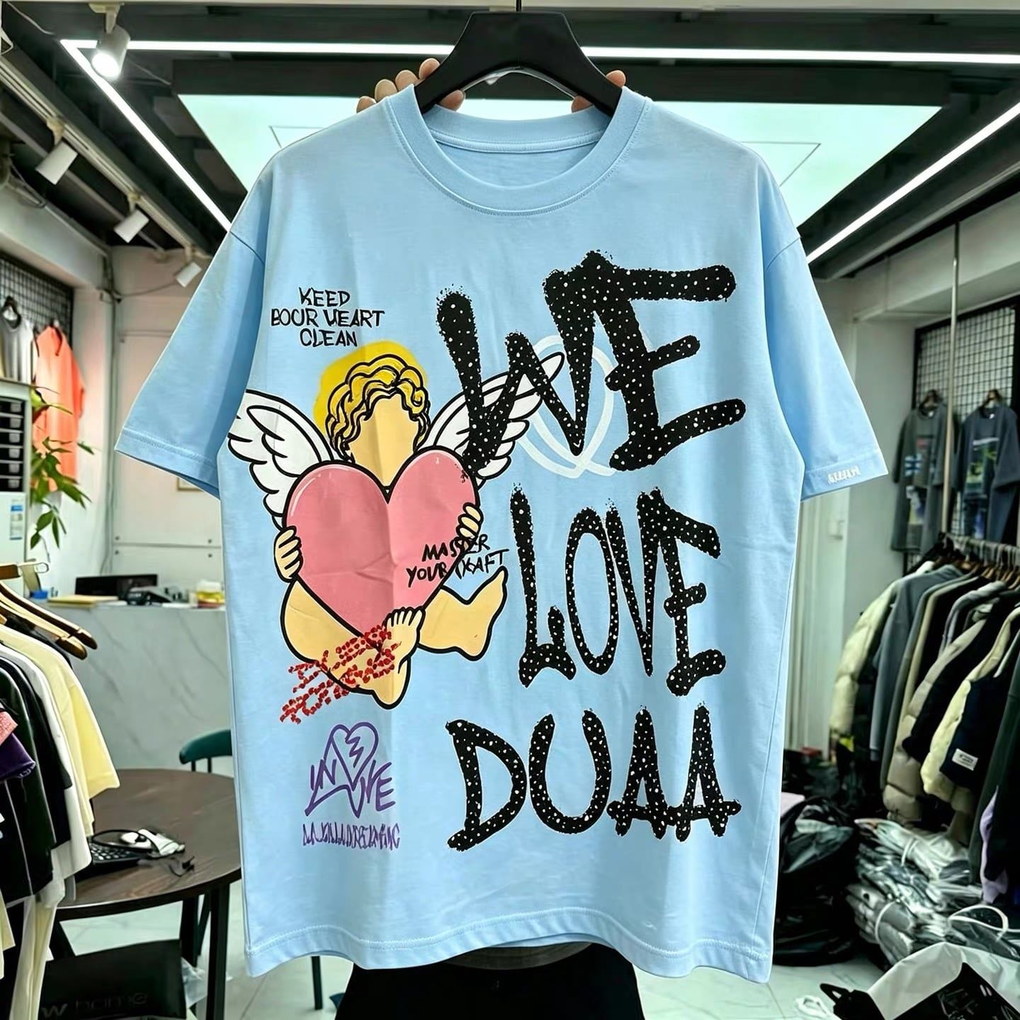 FK®️| ÁO THUN NGẮN TAY CỔ TRÒN COTTON IN HÌNH KTS ĐÍNH ĐÁ DU222