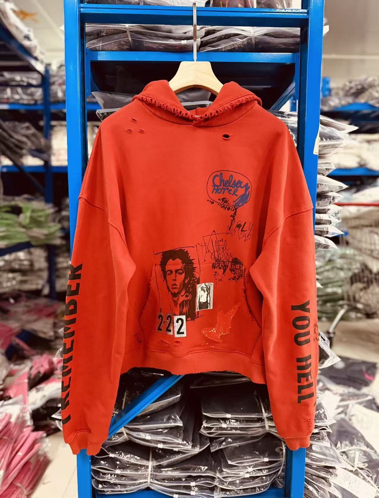 FK®️| ÁO KHOÁC DÁNG RỘNG HOODIE COTTON WASH IN HÌNH LÀM RÁCH UNISEX PH6010