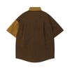WES®️| ÁO SƠ MI NGẮN TAY THÊU HỌA TIẾT HOẠT HÌNH MÈO LƯỜI UNISEX 5223