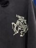 FK®️| ÁO KHOÁC DÁNG RỘNG HOODIE COTTON WASH IN HÌNH LÀM RÁCH ĐÍNH ĐÁ CƯỜM  UNISEX PH3486