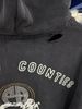 FK®️| ÁO KHOÁC DÁNG RỘNG HOODIE COTTON WASH IN HÌNH LÀM RÁCH ĐÍNH ĐÁ CƯỜM  UNISEX PH3486