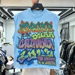 FK®️| ÁO BA LỖ COTTON IN HÌNH KTS ĐÍNH ĐÁ DU702